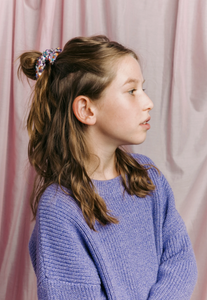 @pluchekids @valentineraeman Hi! I'm LIO, a sparkling little scrunchie.  Throwback your style to the 90's with this hair scrunchie! Perfect for wearing in your hair or styling it around your wrist, this pretty scrunchie is the ultimate two-in-one accessory.
