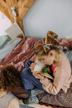 Load image into Gallery viewer, Hi! I&#39;m DEMI, a bright yellow flower clip.  Hold back bangs, clip back hair, or simply use for stylistic purposes by adding some flair to your hair. Mix-and-match, and layer these hair clips or wear on their own for a soft, seasonal look.