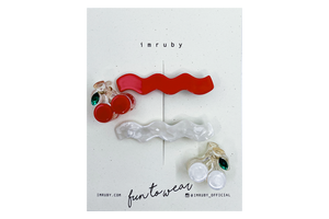 CHERRY CLIP SET