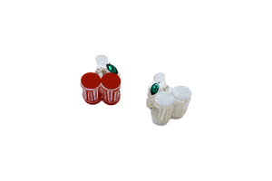 Hi! I'm a SUKI and MANEL set  (1 x Suki wave, 1 x Suki cherry, 1 x Manel wave, 1 x Manel cherry)  Hold back bangs, clip back hair, or simply use for stylistic purposes by adding some flair to your hair. Mix-and-match, and layer these hair clips or wear on their own for a soft, seasonal look.