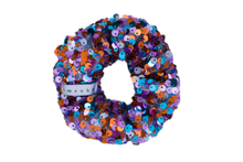Afbeelding in Gallery-weergave laden, Hi! I&#39;m LIO, a sparkling little scrunchie.  Throwback your style to the 90&#39;s with this hair scrunchie! Perfect for wearing in your hair or styling it around your wrist, this pretty scrunchie is the ultimate two-in-one accessory.